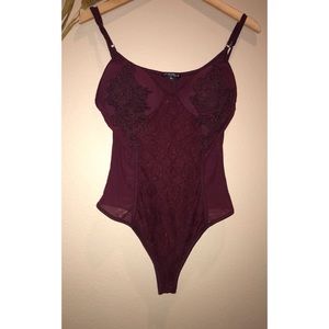 Size medium sheer lace bodysuit